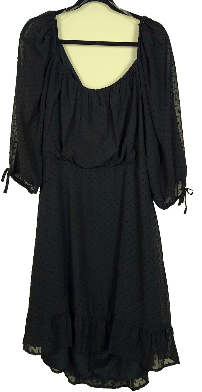 Speechless Lacey Long Sleeve Black Dress Size 2XL